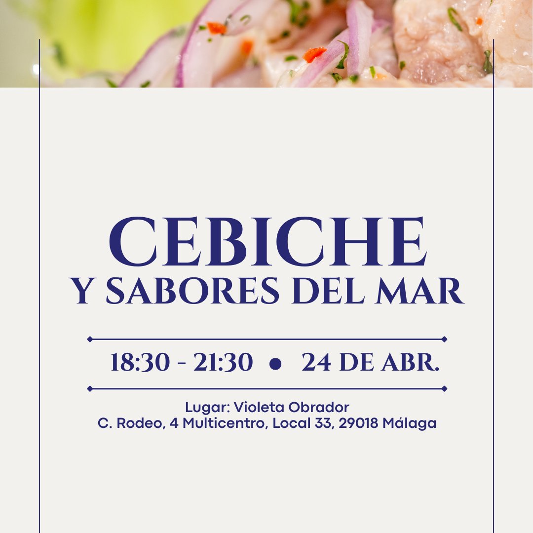 Cebiche y Sabores del Mar